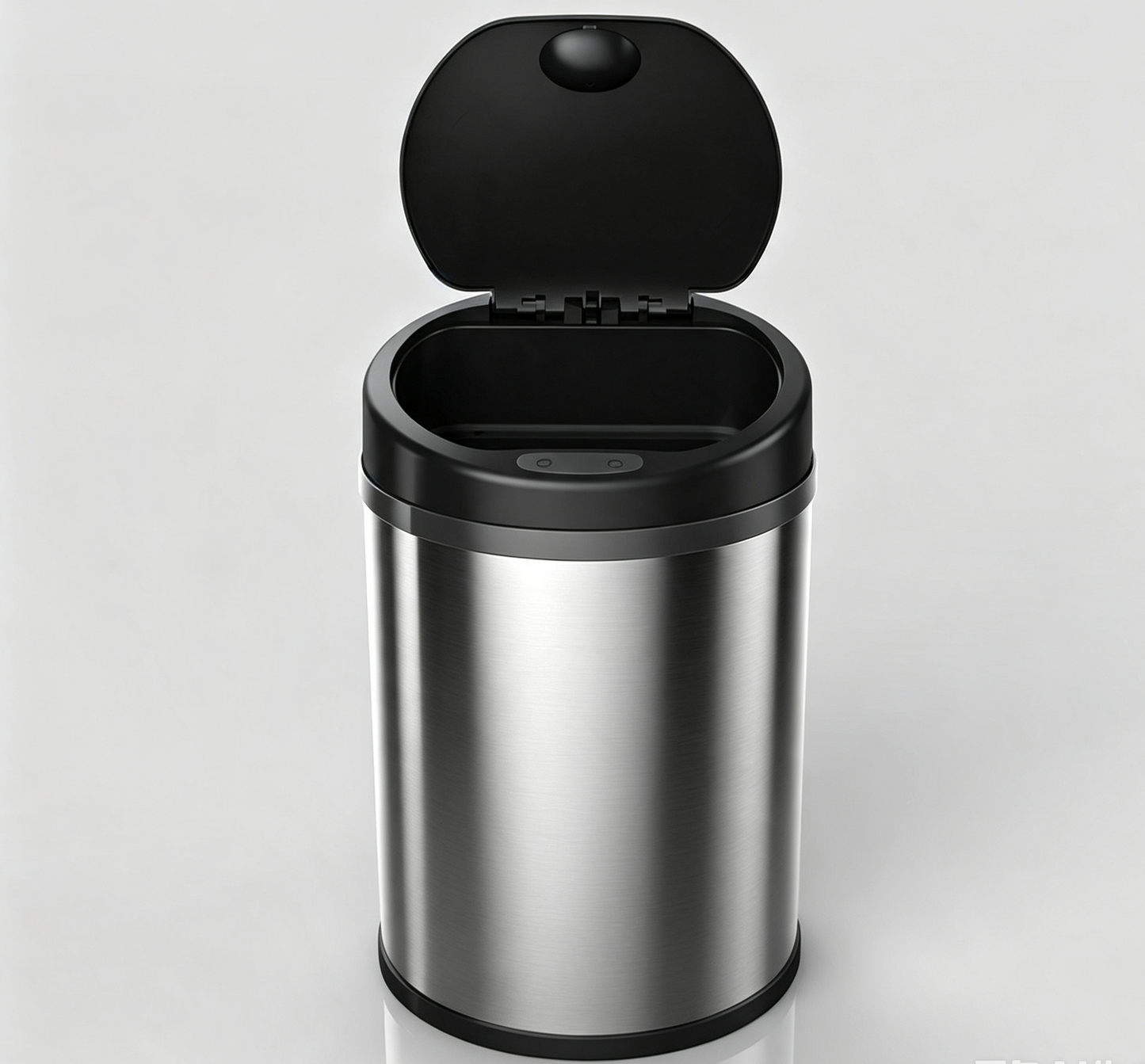 Slim Oval Smart Sensor Trash Can - Frost White
